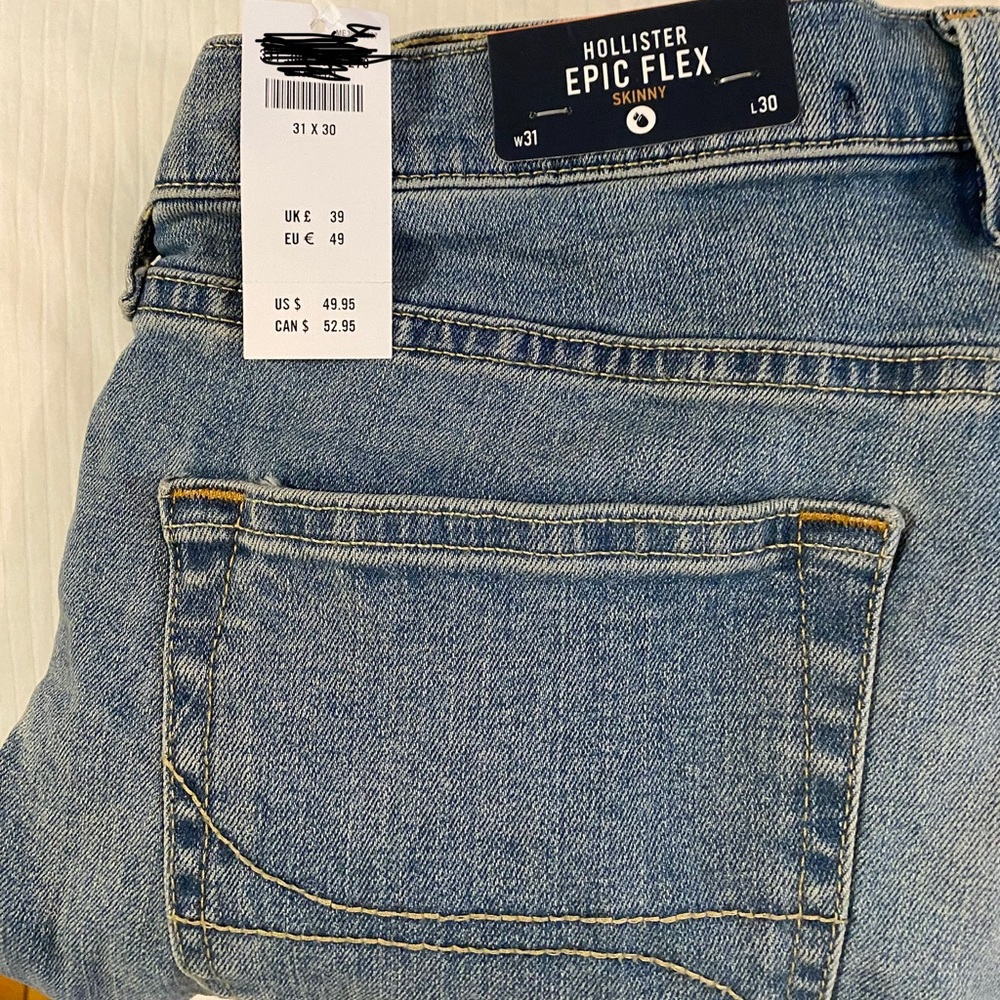 Hollister epic flex skinny jeans